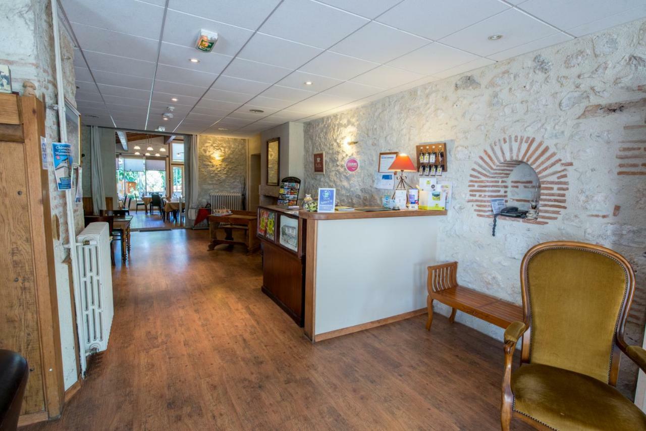 Logis Hotels - Hotel Et Restaurant Les Voyageurs Tournon-d'Agenais ภายนอก รูปภาพ